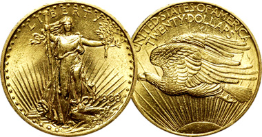 $20 St Gaudens Double Eagles 1907-1932! Vf Thru Mint State! - Click Image to Close